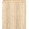 Mexen Rivel Badezimmerschrank 40 cm, 1 Schublade, gerillt, Eiche - 91A20-04047-1-BF81