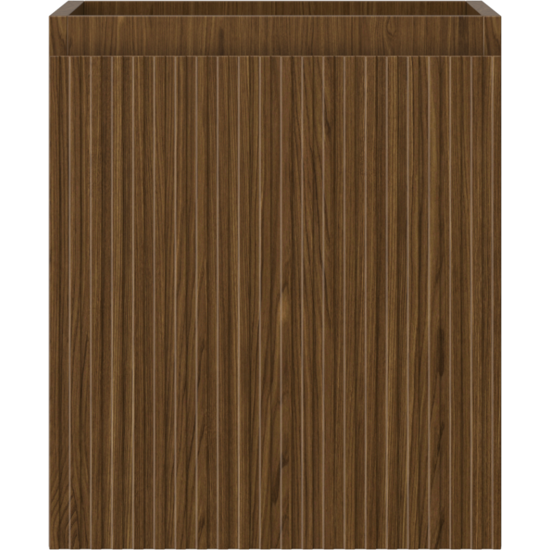 Mexen Rivel Badezimmerunterschrank 40 cm, 1 Schublade, geriffelt, Nuss - 91A20-04047-1-BF86