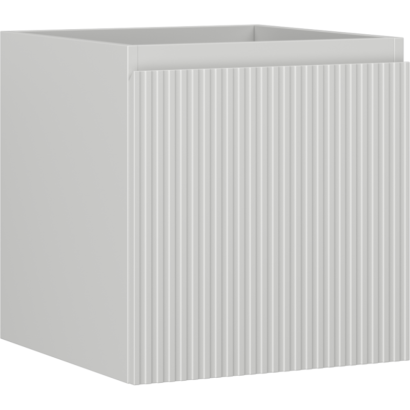 Mexen Rivel badezimmerschrank unterwaschbecken 45 cm, 1 schublade, gerillt, grau matt - 91A20-04547-1-BF62
