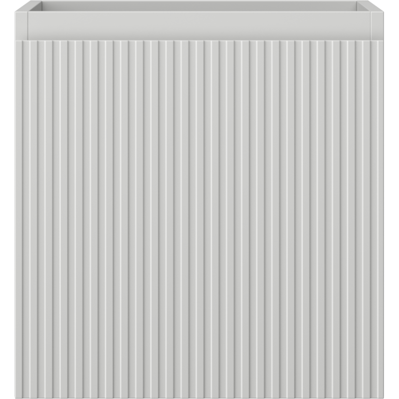 Mexen Rivel badezimmerschrank unterwaschbecken 45 cm, 1 schublade, gerillt, grau matt - 91A20-04547-1-BF62
