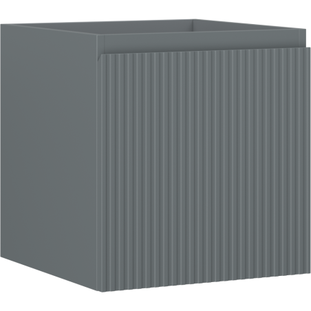Mexen Rivel Badezimmerschrank 45 cm, 1 Schublade, geriffelt, Graphit matt - 91A20-04547-1-BF66