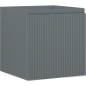 Mexen Rivel Badezimmerschrank 45 cm, 1 Schublade, geriffelt, Graphit matt - 91A20-04547-1-BF66