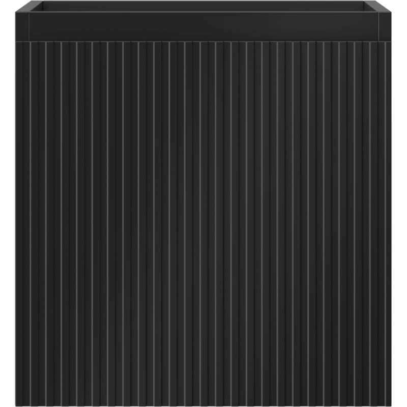 Mexen Rivel Badezimmer Unterschrank 45 cm, 1 Schublade, geriffelt, schwarz matt - 91A20-04547-1-BF71