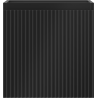 Mexen Rivel Badezimmer Unterschrank 45 cm, 1 Schublade, geriffelt, schwarz matt - 91A20-04547-1-BF71