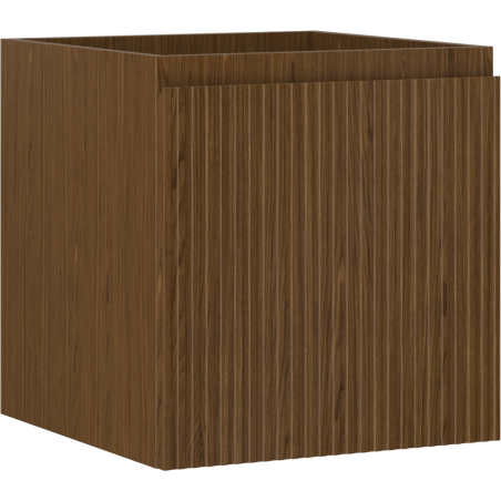 Mexen Rivel 45 cm Waschbeckenschrank, 1 Schublade, gerillt, Nussbaum - 91A20-04547-1-BF86