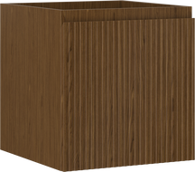 Mexen Rivel 45 cm Waschbeckenschrank, 1 Schublade, gerillt, Nussbaum - 91A20-04547-1-BF86