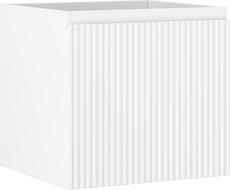 Mexen Rivel Badezimmerunterschrank 50 cm, 1 Schublade, geriffelt, weiß matt - 91A20-05047-1-BF01