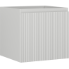 Mexen Rivel Badezimmerschrank 50 cm, 1 Schublade, geriffelt, grau matt - 91A20-05047-1-BF62