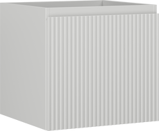 Mexen Rivel Badezimmerschrank 50 cm, 1 Schublade, geriffelt, grau matt - 91A20-05047-1-BF62