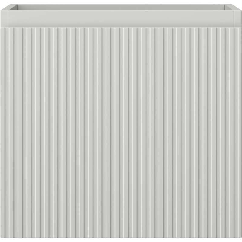 Mexen Rivel Badezimmerschrank 50 cm, 1 Schublade, geriffelt, grau matt - 91A20-05047-1-BF62