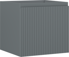 Mexen Rivel Badezimmerschrank 50 cm, 1 Schublade, geriffelt, Graphit matt - 91A20-05047-1-BF66