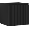 Mexen Rivel Badezimmerschrank 50 cm, 1 Schublade, geriffelt, schwarz matt - 91A20-05047-1-BF71