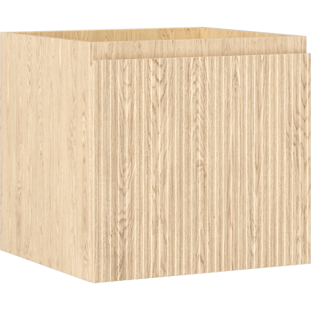 Mexen Rivel Waschtischunterschrank 50 cm, 1 Schublade, geriffelt, Eiche - 91A20-05047-1-BF81