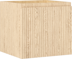 Mexen Rivel Waschtischunterschrank 50 cm, 1 Schublade, geriffelt, Eiche - 91A20-05047-1-BF81
