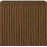 Mexen Rivel Badezimmerschrank für Waschbecken 50 cm, 1 Schublade, gerillt, Nussbaum - 91A20-05047-1-BF86