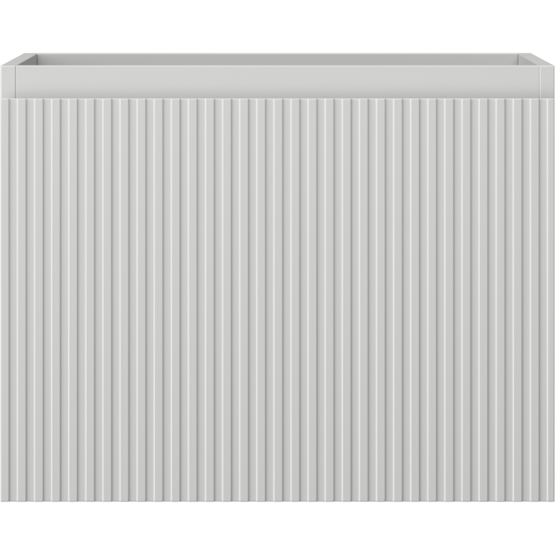 Mexen Rivel Badschrank unter Waschbecken 60 cm, 1 Schublade, geriffelt, grau matt - 91A20-06047-1-BF62