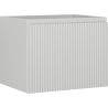 Mexen Rivel Badschrank unter Waschbecken 60 cm, 1 Schublade, geriffelt, grau matt - 91A20-06047-1-BF62
