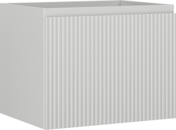 Mexen Rivel Badschrank unter Waschbecken 60 cm, 1 Schublade, geriffelt, grau matt - 91A20-06047-1-BF62