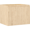 Mexen Rivel Badezimmerschrank für Waschbecken 60 cm, 1 Schublade, geriffelt, Eiche - 91A20-06047-1-BF81
