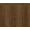 Mexen Rivel Badezimmerschrank unter dem Waschbecken 60 cm, 1 Schublade, geriffelt, Nussbaum - 91A20-06047-1-BF86