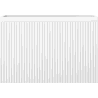 Mexen Rivel Badezimmerschrank unter Waschbecken 70 cm, 1 Schublade, geriffelt, weiß matt - 91A20-07047-1-BF01