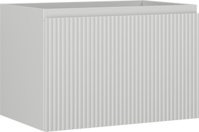 Mexen Rivel Badezimmerschrank unter dem Waschbecken 70 cm, 1 Schublade, gerillt, grau matt - 91A20-07047-1-BF62