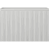 Mexen Rivel Badezimmerschrank unter dem Waschbecken 70 cm, 1 Schublade, gerillt, grau matt - 91A20-07047-1-BF62