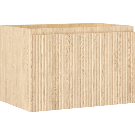 Mexen Rivel Badezimmerschrank 70 cm, 1 Schublade, gerillt, Eiche - 91A20-07047-1-BF81