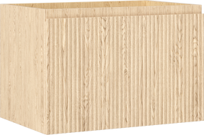 Mexen Rivel Badezimmerschrank 70 cm, 1 Schublade, gerillt, Eiche - 91A20-07047-1-BF81