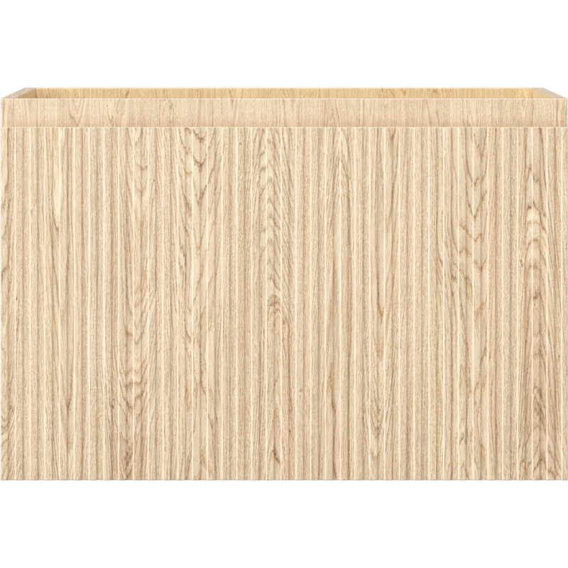 Mexen Rivel Badezimmerschrank 70 cm, 1 Schublade, gerillt, Eiche - 91A20-07047-1-BF81