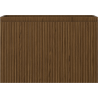 Mexen Rivel Badezimmer-Unterschrank 70 cm, 1 Schublade, geriffelt, Nussbaum - 91A20-07047-1-BF86