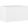 Mexen Rivel Badezimmerschrank 80 cm, 1 Schublade, gerillt, weiß matt - 91A20-08047-1-BF01