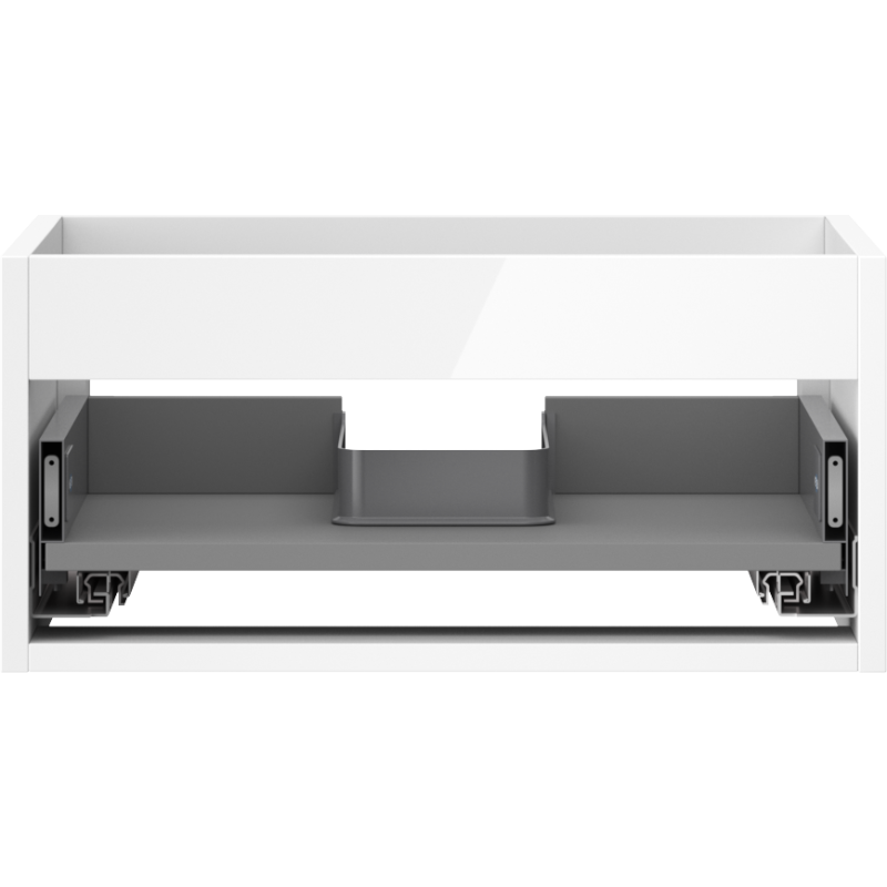 Mexen Box-A Korpus für Waschbeckenschrank 50 cm, 1 Schublade, Weiß Hochglanz - 91AX0-0500-235-1-00