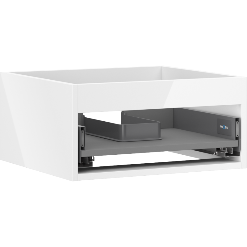 Mexen Box-A Korpus für Waschbeckenschrank 50 cm, 1 Schublade, Weiß Hochglanz - 91AX0-0500-235-1-00
