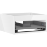 Mexen Box-A Korpus für Waschbeckenschrank 50 cm, 1 Schublade, Weiß Hochglanz - 91AX0-0500-235-1-00