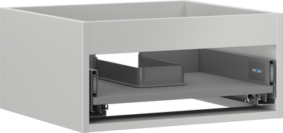 Mexen Box-A Korpus des Waschtischunterschranks 50 cm, 1 Schublade, Grau Matt - 91AX0-0500-235-1-62