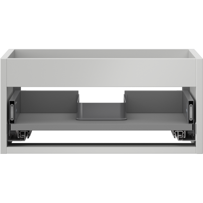 Mexen Box-A Korpus des Waschtischunterschranks 50 cm, 1 Schublade, Grau Matt - 91AX0-0500-235-1-62