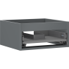 Mexen Box-A Unterschrankkorpus 50 cm, 1 Schublade, Graphit Matt - 91AX0-0500-235-1-66