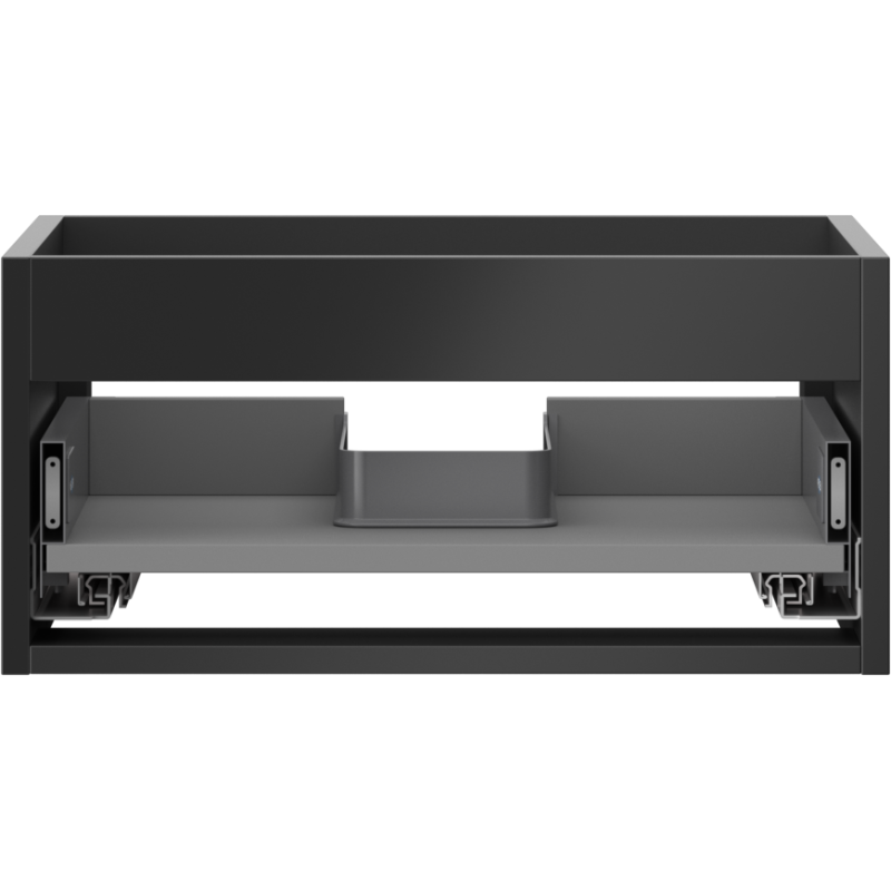 Mexen Box-A Waschtischunterschrankkorpus 50 cm, 1 Schublade, schwarz matt - 91AX0-0500-235-1-71