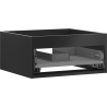 Mexen Box-A Waschtischunterschrankkorpus 50 cm, 1 Schublade, schwarz matt - 91AX0-0500-235-1-71