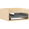 Mexen Box-A Korpus des Waschtischunterschranks 50 cm, 1 Schublade, Eiche - 91AX0-0500-235-1-81