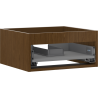 Mexen Box-A Schrankkorpus für Waschtisch 50 cm, 1 Schublade, Nuss - 91AX0-0500-235-1-86