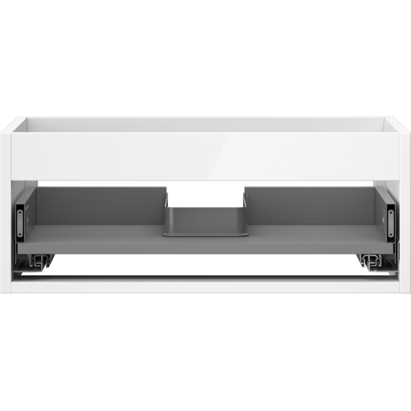 Mexen Box-A Schrankkorpus unter Waschtisch 60 cm, 1 Schublade, weiß glänzend - 91AX0-0600-235-1-00