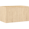 Mexen Rivel Badezimmerschrank unter Waschbecken 80 cm, 1 Schublade, gerillt, Eiche - 91A20-08047-1-BF81