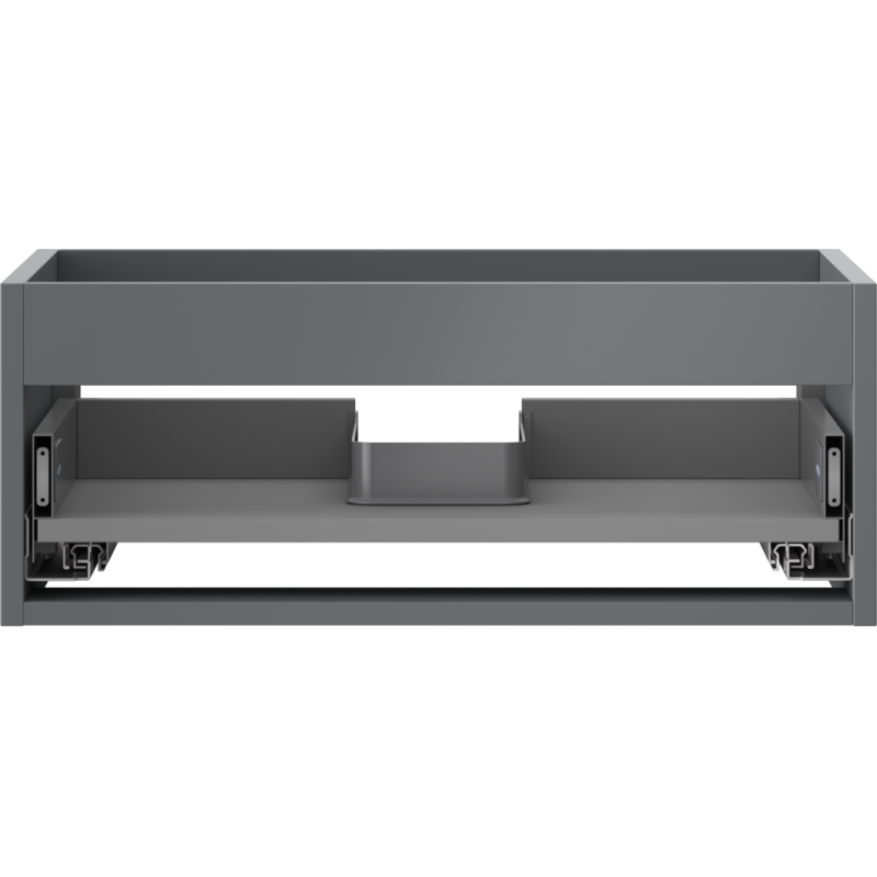 Mexen Box-A Korpus des Waschbeckenschranks 60 cm, 1 Schublade, Graphit Matt - 91AX0-0600-235-1-66