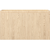 Mexen Rivel Badezimmerschrank unter Waschbecken 80 cm, 1 Schublade, gerillt, Eiche - 91A20-08047-1-BF81
