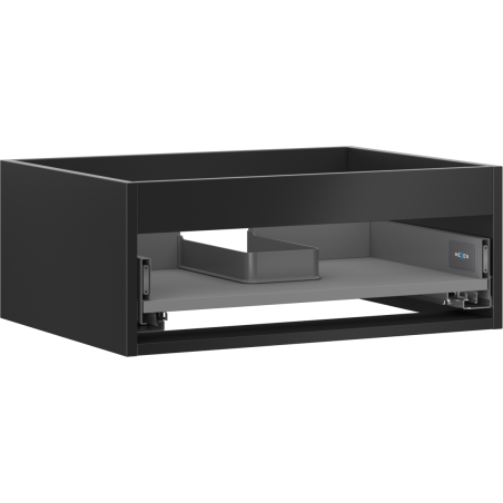 Mexen Box-A Unterschrankschrankkorpus 60 cm, 1 Schublade, Schwarz Matt - 91AX0-0600-235-1-71
