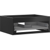 Mexen Box-A Unterschrankschrankkorpus 60 cm, 1 Schublade, Schwarz Matt - 91AX0-0600-235-1-71