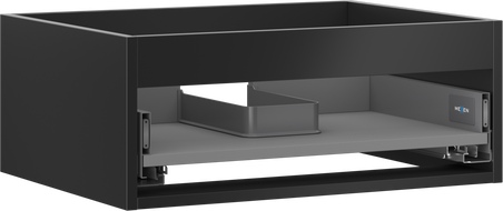 Mexen Box-A Unterschrankschrankkorpus 60 cm, 1 Schublade, Schwarz Matt - 91AX0-0600-235-1-71