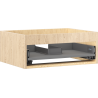 Mexen Box-A Korpus des Waschtischunterschranks 60 cm, 1 Schublade, Eiche - 91AX0-0600-235-1-81